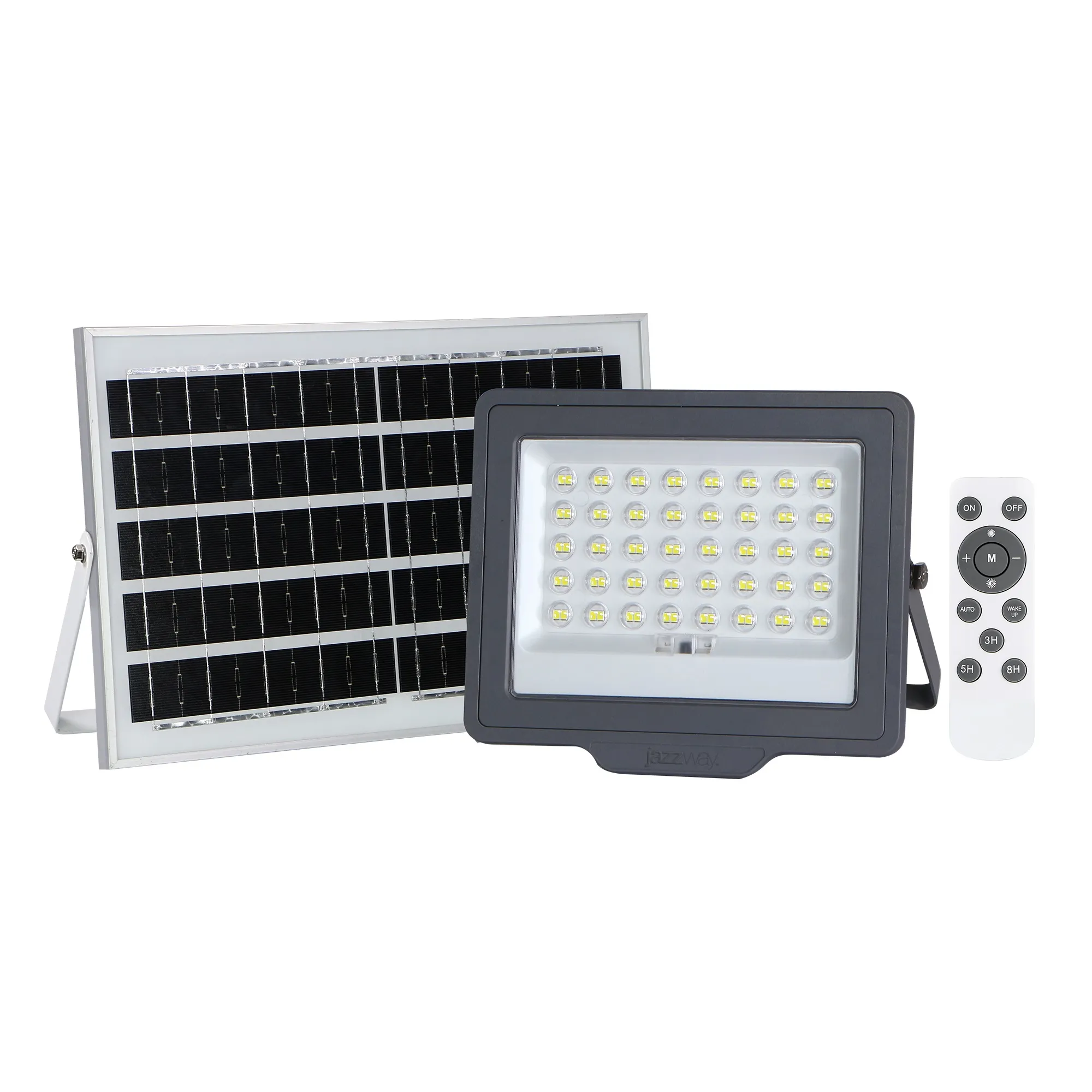 Прожектор светодиодный led до-100вт 6500к 1200 лм ip65 с солнечной панелью jazzway JAZZWAY 5044418