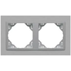 Efapel 90920 TAA Двойная рамка, алюминий/алюминий Efapel 90920 TAA