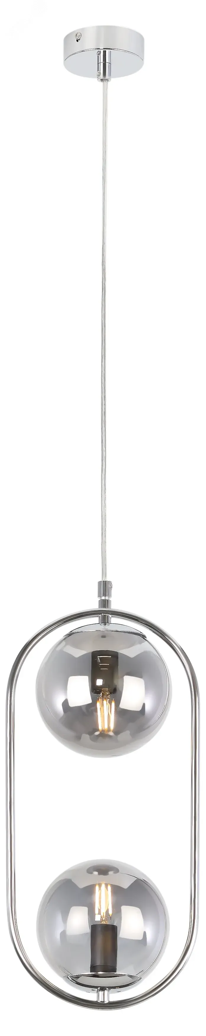 Светильник подвесной (подвес) Pauline 3104-312 2 * Е14 40 Вт модерн Rivoli Б0051257