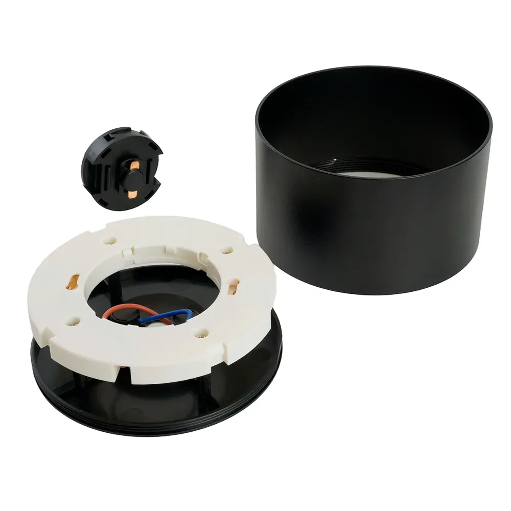 Светильник трековый на шинопровод ДПО GX70 без лампы черный