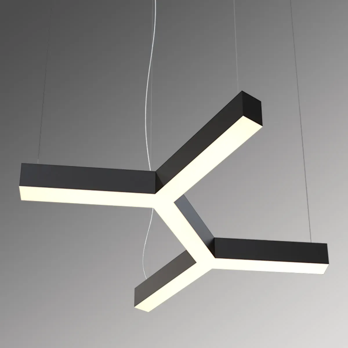 Светильник светодиодный RVE-LBX-TRINITY-2X-600х600х100 мм 40Вт Подвесной 4000К белый) RVElektro RVE00000462