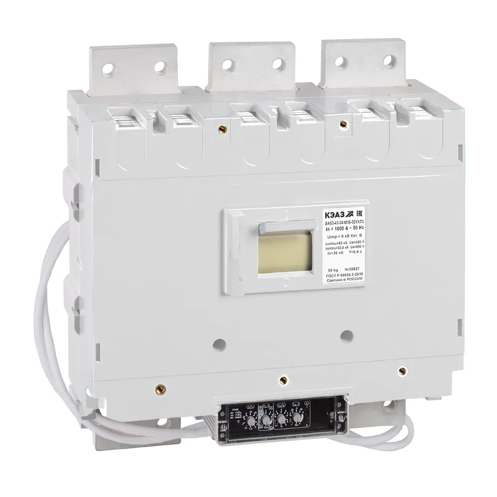 Выключатель автоматический ва53-43-341816-1600а-690ac-нр230ac/220dc-ухл3 КЭАЗ 218019