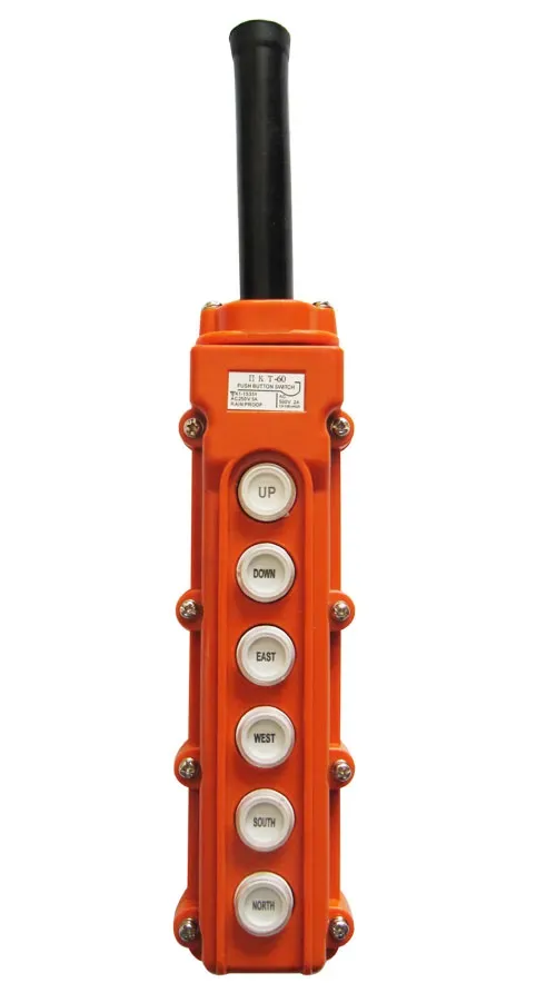 Пост кнопочный(тельферный) ПКТ-60 ABS-пластик IP54 ЭТК УТ000000485