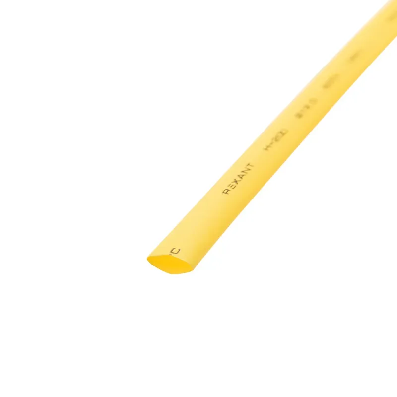 Термоусаживаемая трубка 12,0 6,0 мм, желтая, упаковка 50 шт. по 1 м, REXANT REXANT 21-2002