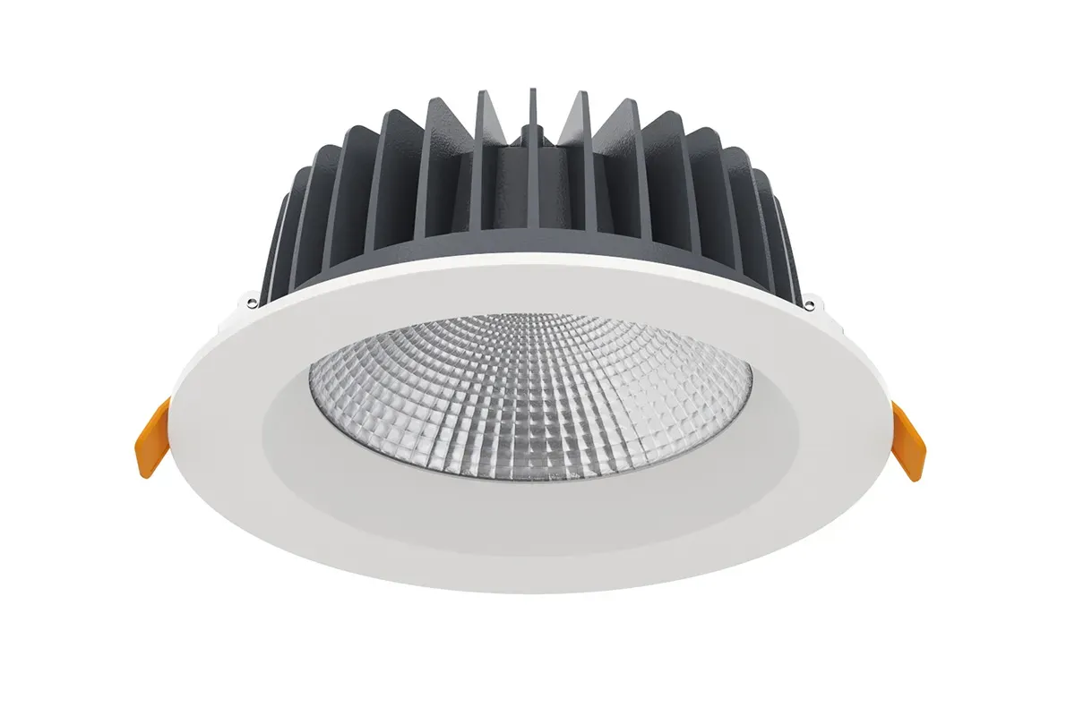 Светильник LED Effect ДАУНЛАЙТ COB IP44 20Вт 2400лм 4000К IP44/IP20 КСС Д 90° встраиваемые, COB , DALI ЛЕД-Эффект LE-СВО-16-020-7695-44Д+LE0973