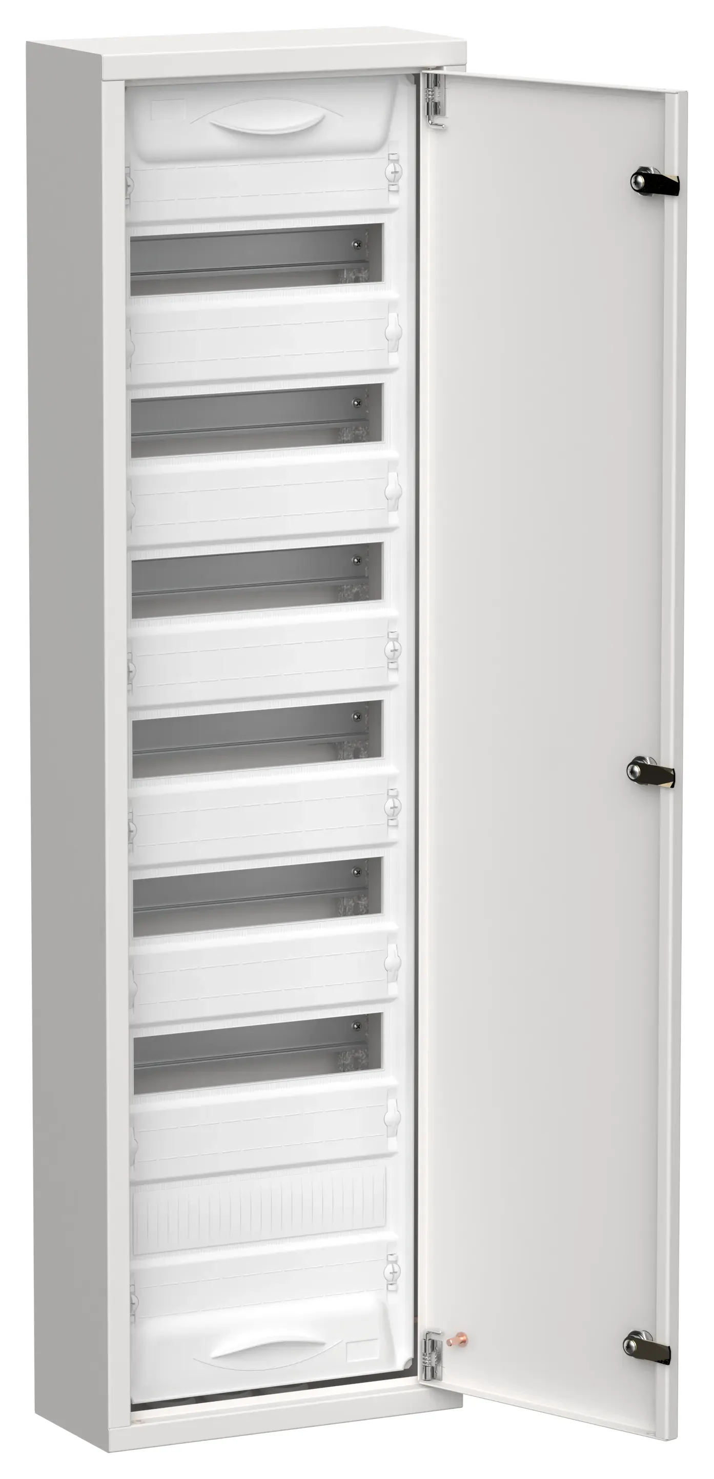 Titan 5 корпус металлический щрн-84 (1х84) 1085х310х140мм ip31 белый (одна дверь) iek IEK TI5-50-N-084-31