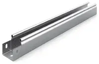 Металлический лоток неперфорированный 50х50х3000, толщина 0,7 мм, сендзимир цинк OSTEC ЛНМЗТ-50Х50Х3000-0,7-СЦ