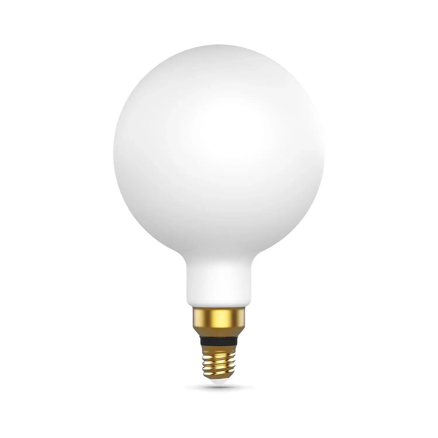 Лампа светодиодная филаментная led 14 вт 1170 лм 4100к ac185-265в e27 шар g200 нейтральный матовая колба диммируемая black filament GAUSS 153202214-D