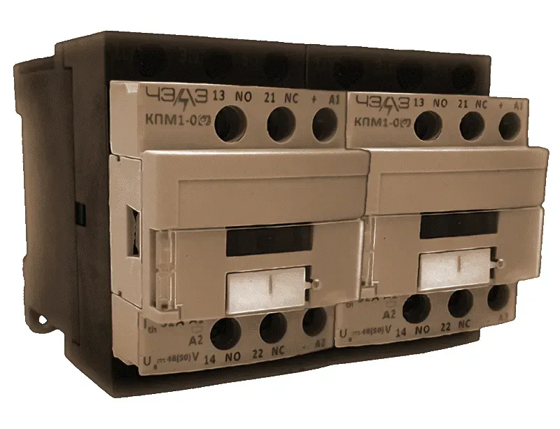 Контактор КПМ1-080-30-11-35 УХЛ3 Uуправл. 230В, I перем., Iном.конт. 80А, гл.3з, всп.1з+1р, УХЛ3 (КПМ10080301135–09) ЧЭАЗ г.Чебоксары КПМ10080301135-09