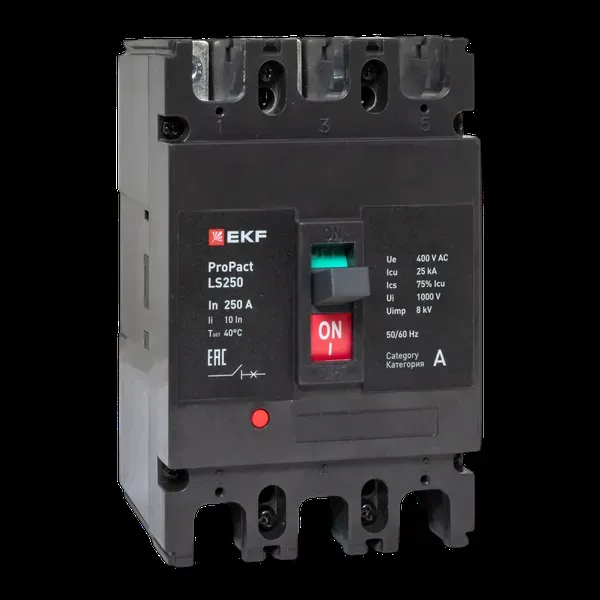 Ls250 25ка 3p 250а propact ekf EKF MCCB-250-25-3-250-LS