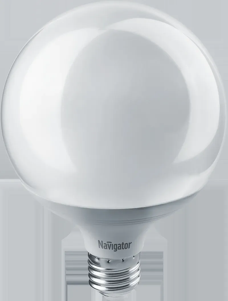 Лампа светодиодная led 18вт е27 белый шар NAVIGATOR GROUP 21955