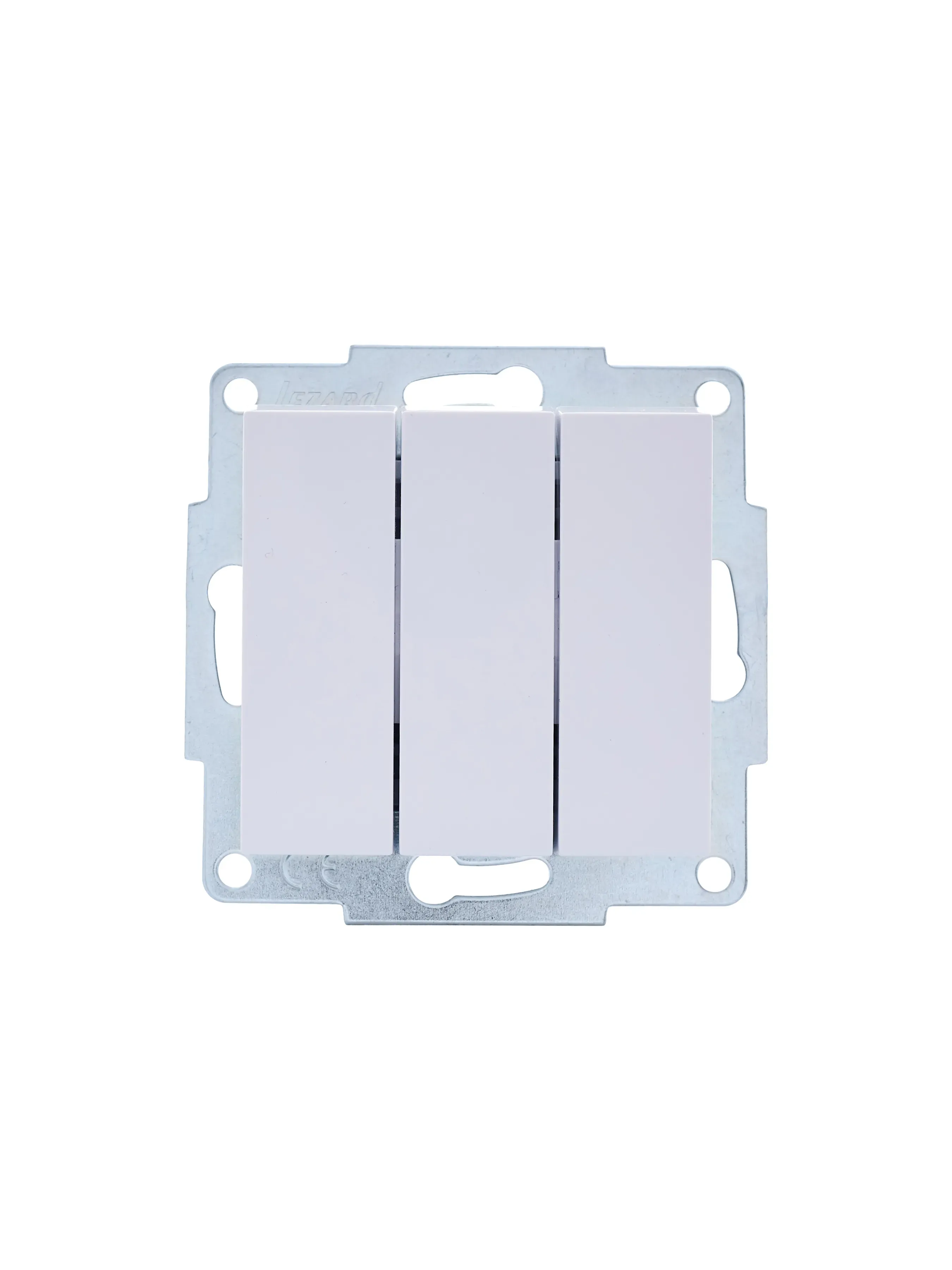 VESNA Выключатель тройной белый Lezard 742-0288-109