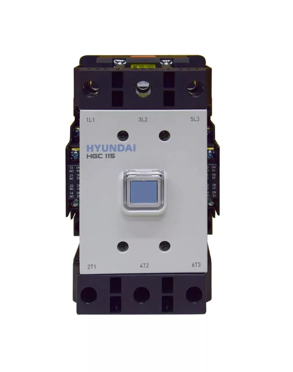 Магнитный контактор HGC115 22NS F220 115А 60 квт при АС3 (380-440В) напряжение катушки 100-240В АC 110-220 DC 2НО+2НЗ Элком 13.01.01.000559
