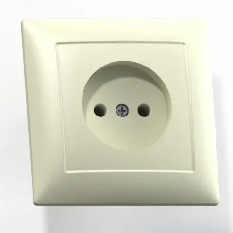 СЕЛЕНА Розетка РС16-369 скрытая слоновая кость Кунцево 8145