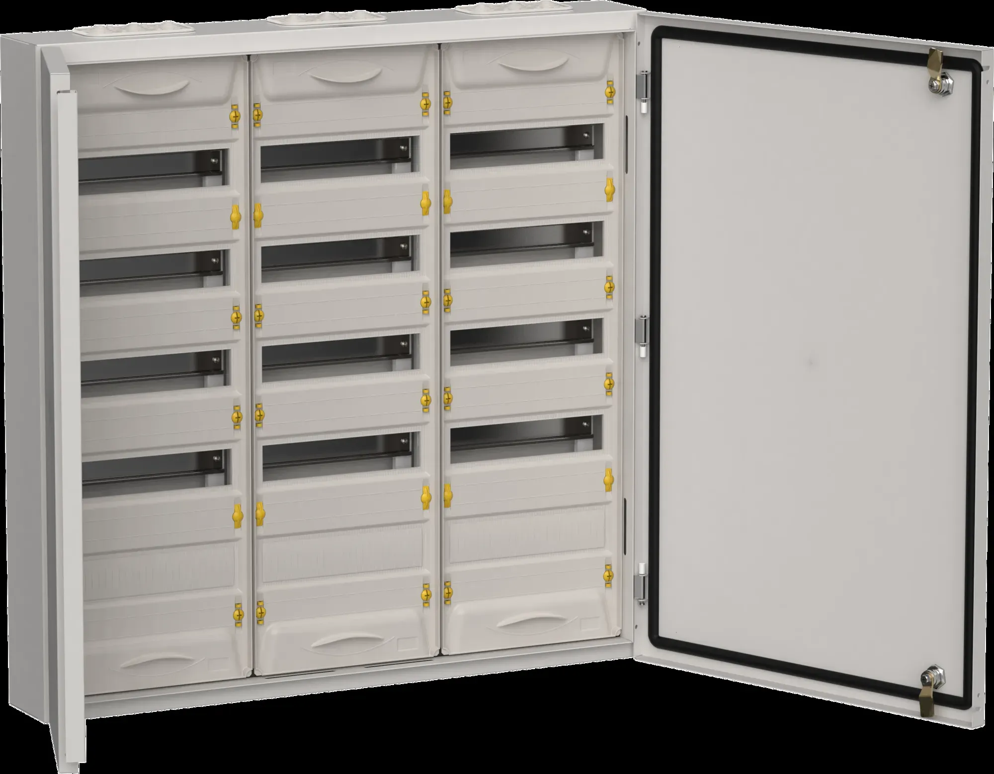 Titan 5 корпус металлический щрн-180 (3х60) 835х830х140 ip54 серый (две двери) IEK TI5-50-N-3X060-54-7035