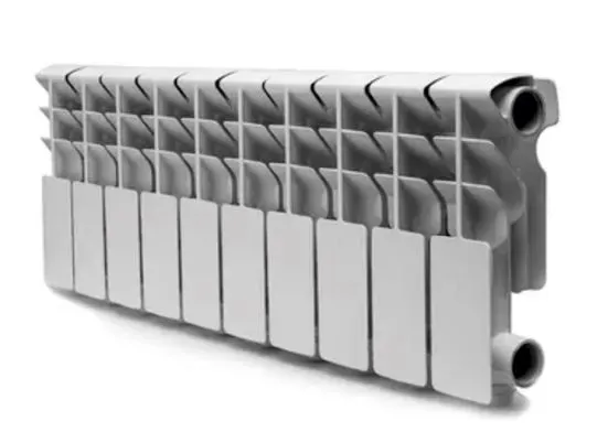 Радиатор алюминиевый секционный 200/100/10 боковое подключение KONNER 6128647