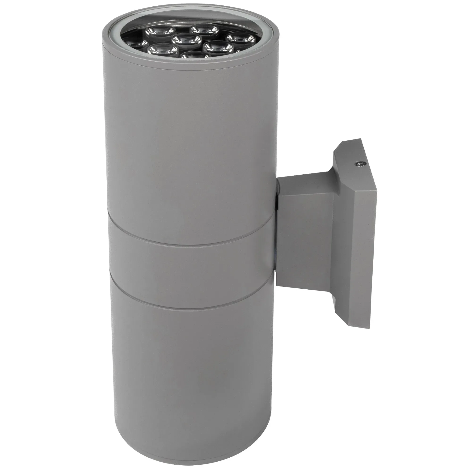 Светильник светодиодный ДБУ-2х12Вт архитектурный IP65 6500К 2160Лм серый JazzWay 5015128B