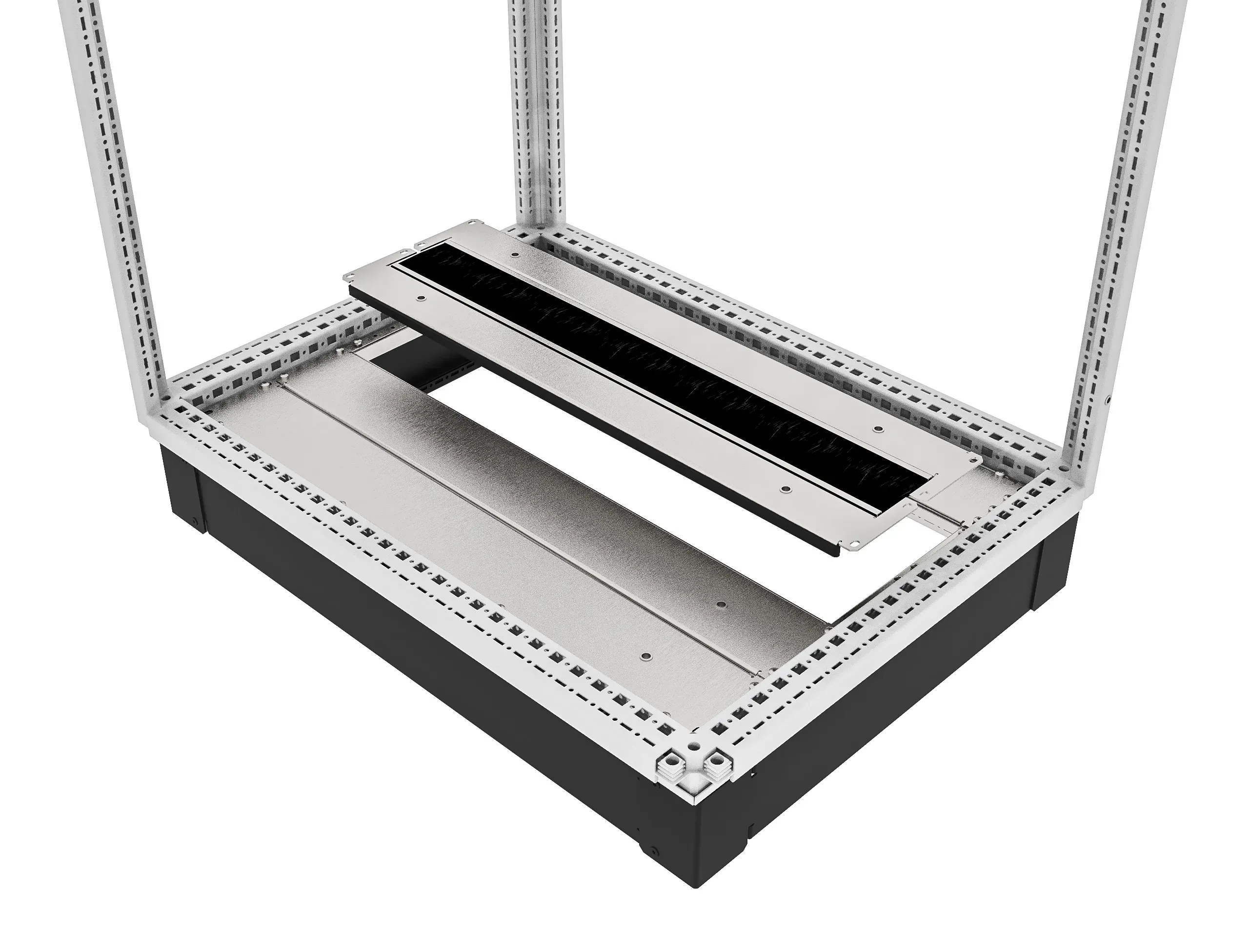 Панель с щеточным вводом средняя 200 мм RS52 00.80 УЗОЛА UR55403200080