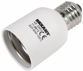 Переходник цокольный Е27-Е40 REXANT 11-8812