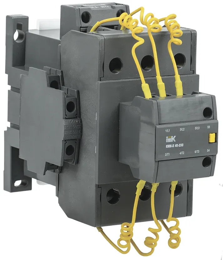 Контактор для конденсаторов КМИ-К 50 кВАр IEK KKMK-50-230-01