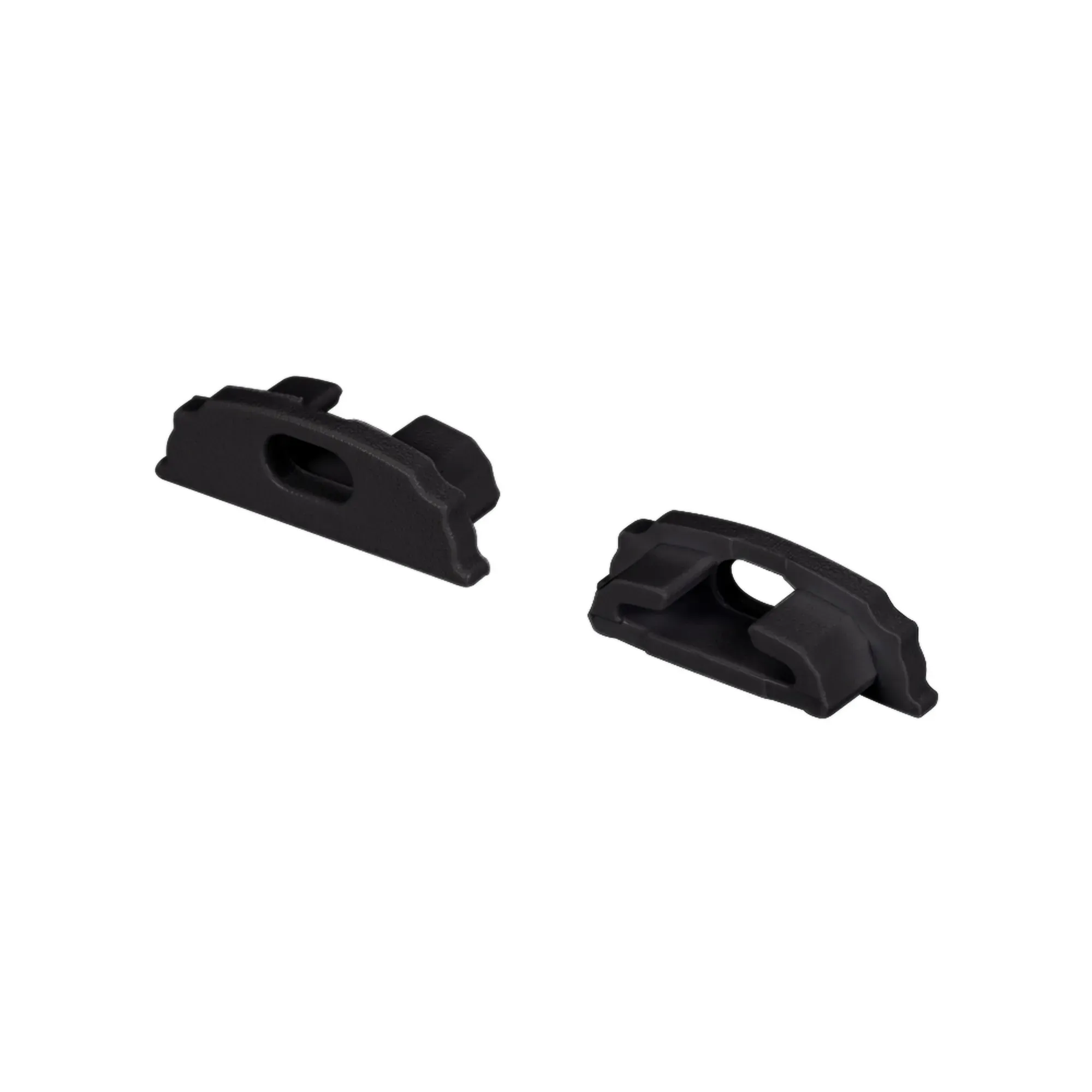 Заглушка ARH-BENT-W18 BLACK с отверстием (Arlight, Пластик) Arlight 039589