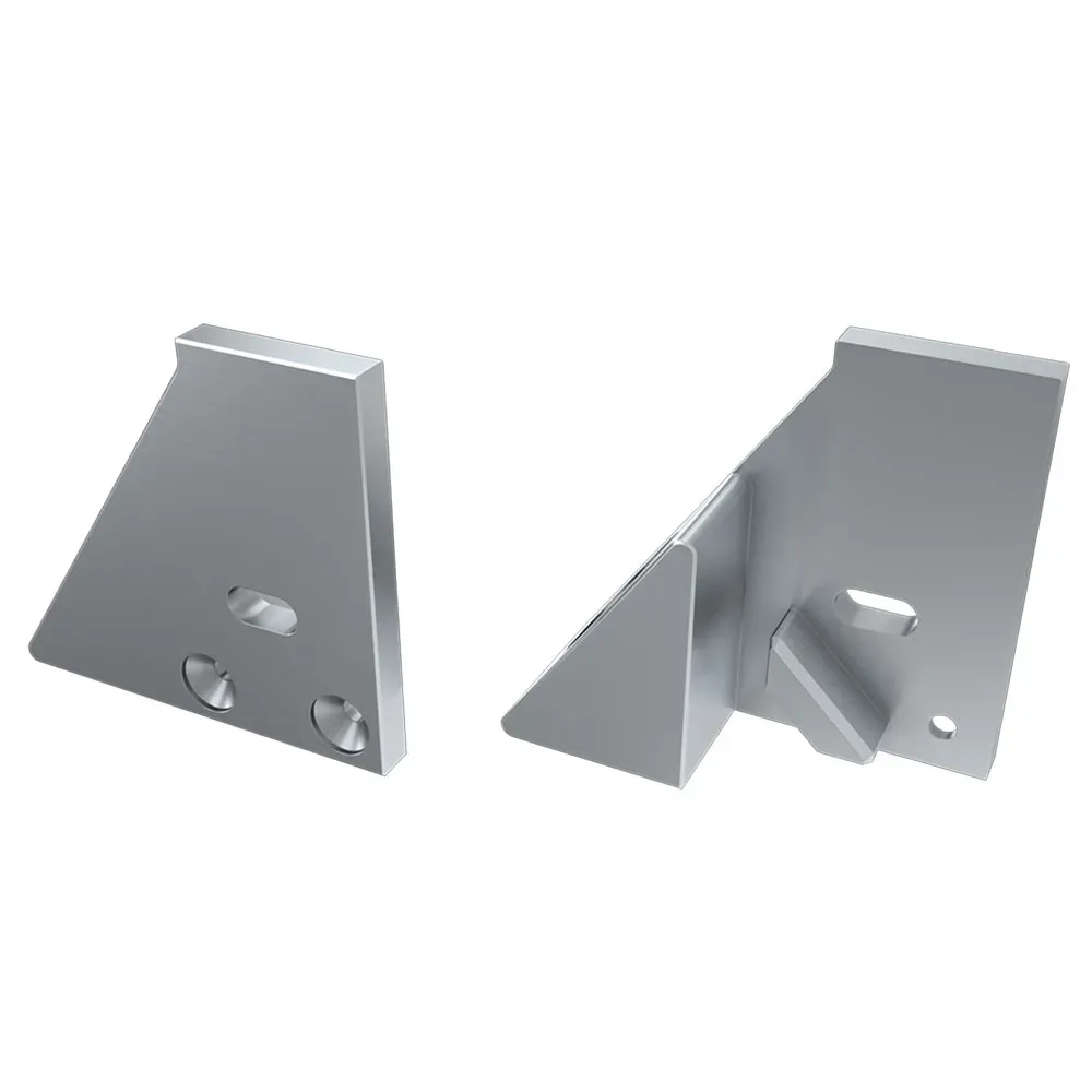 Заглушка для ALM-GLASS-10 с опорой правая с отверстием (ARL, Металл) Arlight 026740