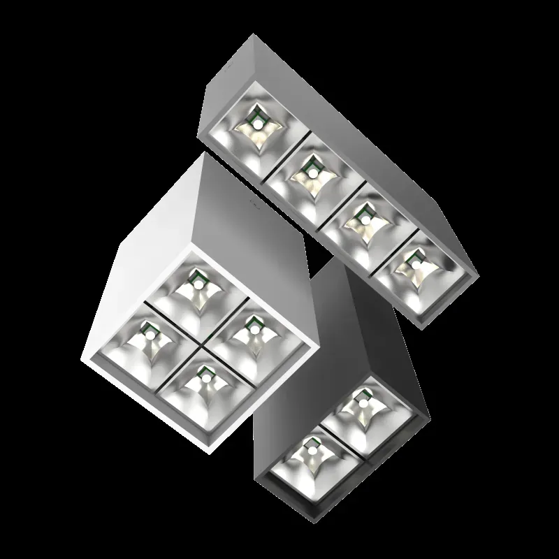 Светильник светодиодный ДПО-10Вт 3000К DL-Box Reflect Multi 35x75 град. черный Вартон v1-r0-90254-20l23-2001030