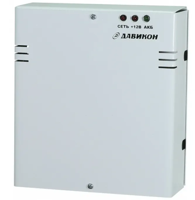 Источник вторичного электропитания резервированный 11,5-14 В 6А Давикон ИВЭПР-1260А-V8