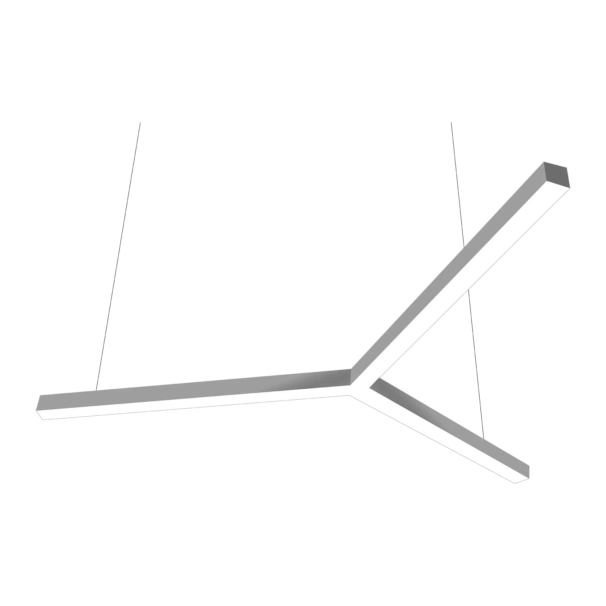Светильник линейный светодиодный подвесной Белый свет (5000К) 2650Лм ULO-K10Y 24W/5000K/SENSOR/L60 IP40 WHITE  Алюминий Цвет белый TM Uniel Uniel UL-00011400
