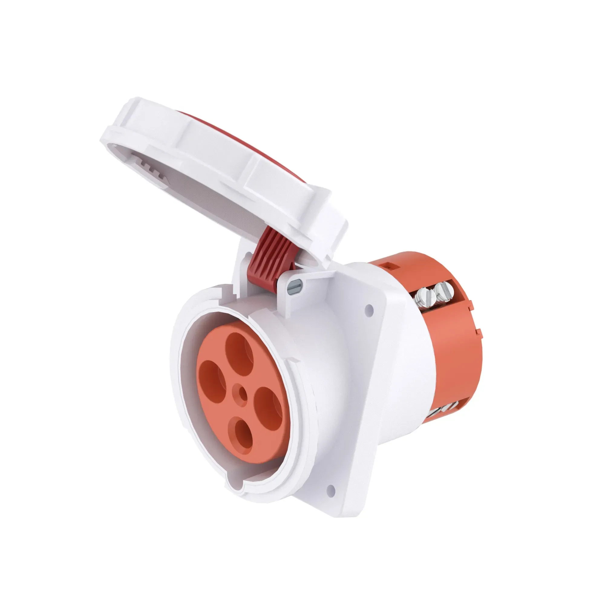 Розетка скрытой установки ip67 125a 3p+e 400v ДКС DIS41512566