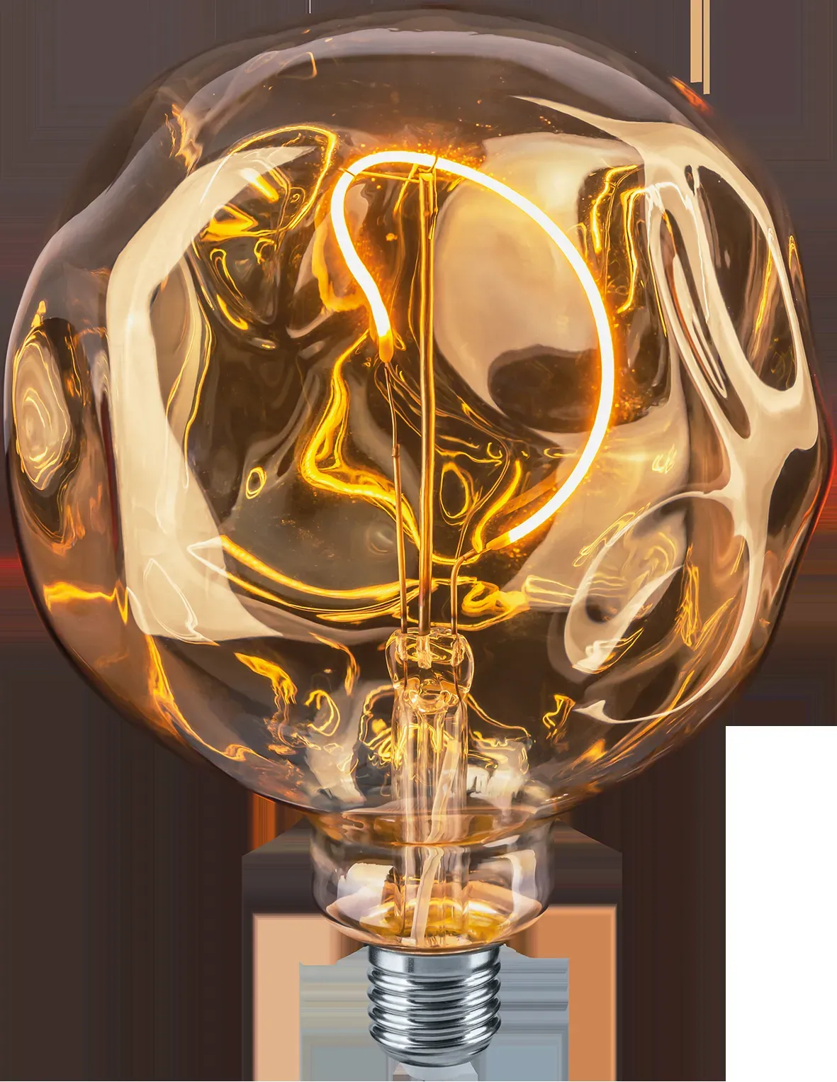 Лампа светодиодная led 4вт e27 теплый g125st ретро filament NAVIGATOR GROUP 23012