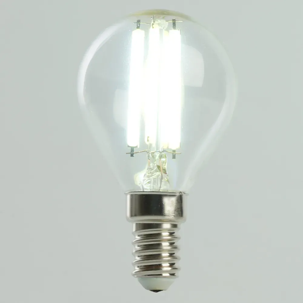 Лампа светодиодная LED 8вт Е14 дневной шар FILAMENT Feron.PRO