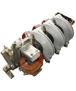 Контактор электромагнитный КТ-6063/2 У3, 1000А, 380В, 3з+3р, 3 полюса, с защелкивающим механизмом, установка на рейке Электротехник ET010480