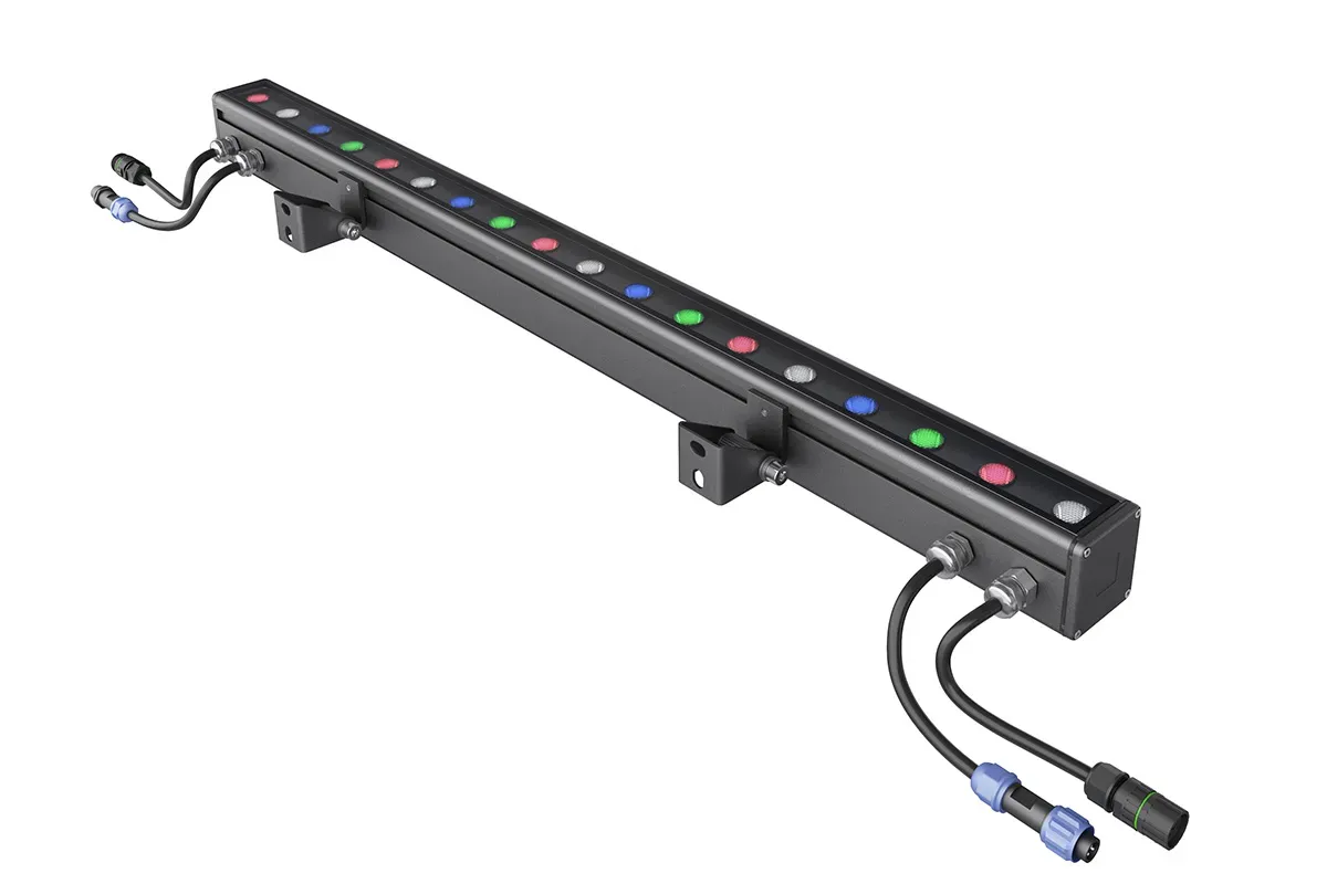 Светильник LED Effect АРХИТЕКТОР RGBW 2.0 45Вт 3375лм К IP67 КСС К13° настенные, Экран ЛЕД-Эффект LE-СБУ-37-045-7200-67RGBW+LE7496