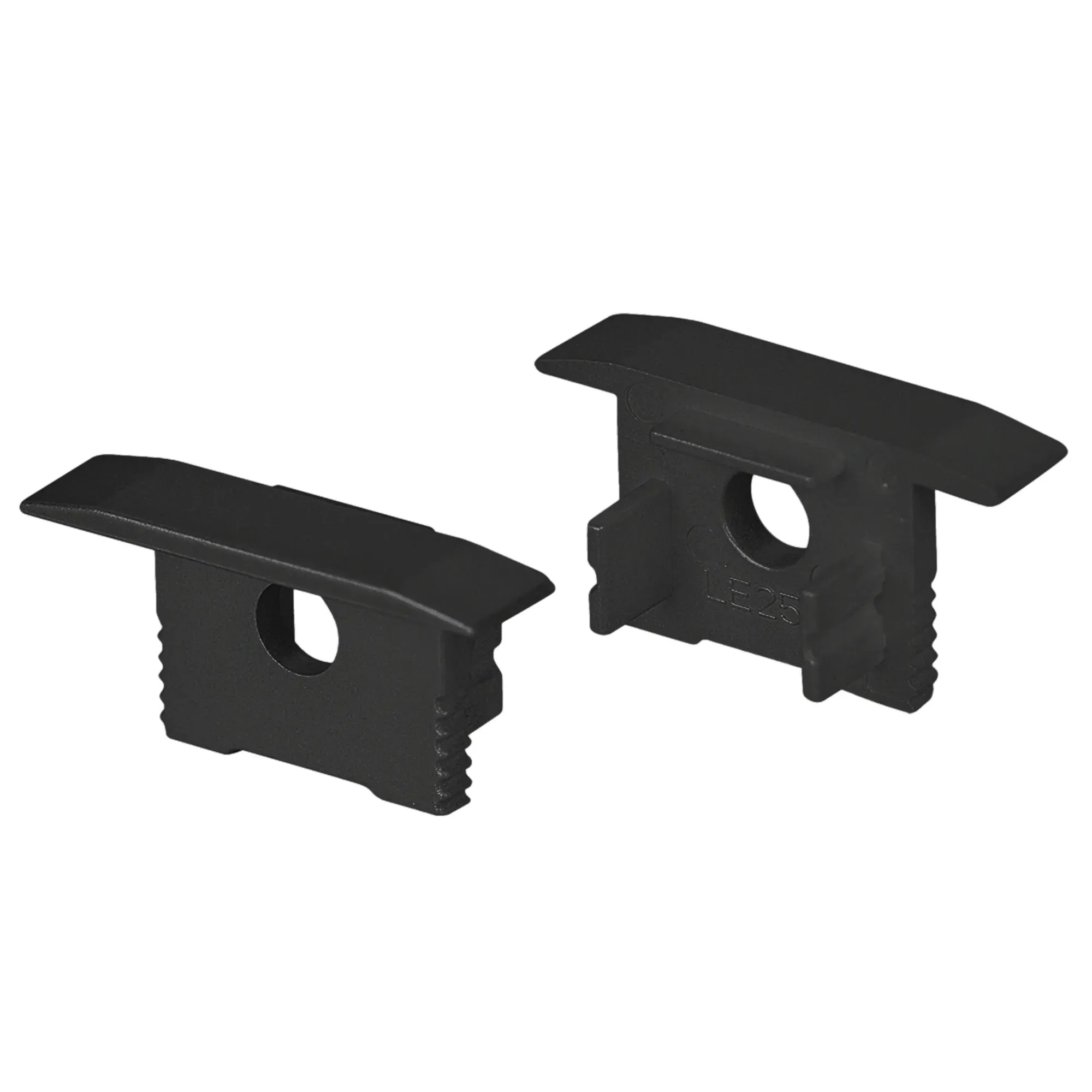 Заглушка SL-SLIM-H13M-F25 BLACK с отверстием (, Пластик) Arlight 037515