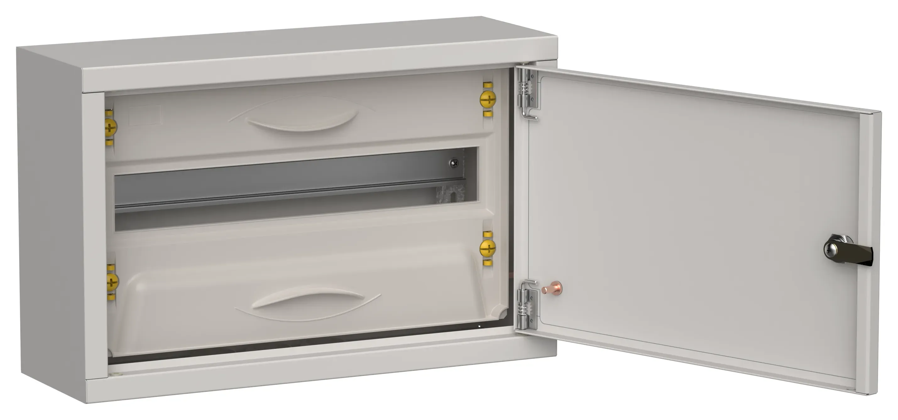 Titan 5 корпус металлический щрн-18 (1х18) 268х420х140мм ip31 серый (одна дверь) iek IEK TI5-50-N-018-31-7035