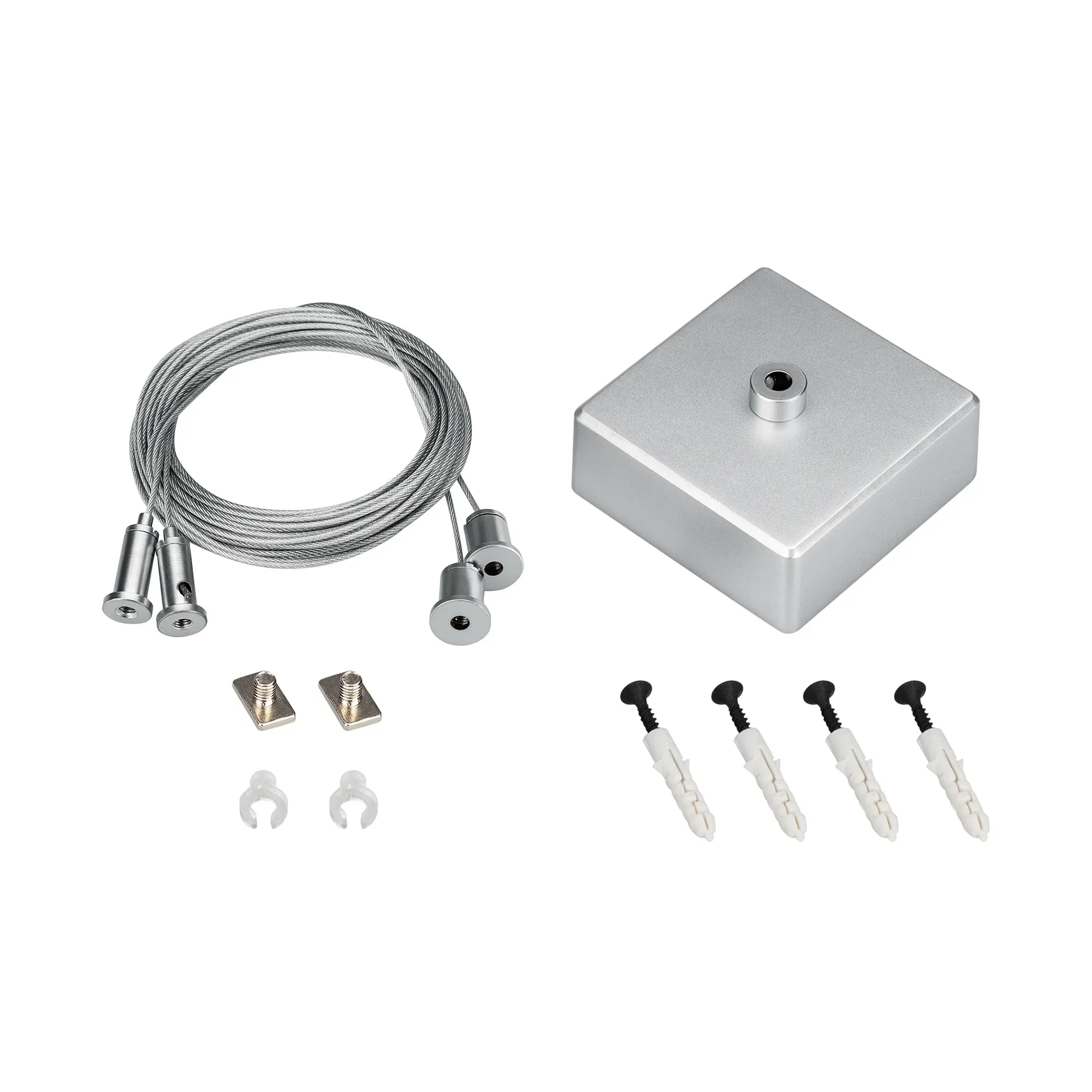 Подвес ARL-2x4m Set (Silver box, Pad 9x2мм) (металл) Arlight 040294