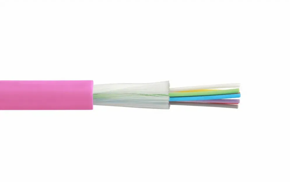 Кабель ВО распред. универс. 24х50/125 OM4 нг(А)-HF плотный буфер маджента