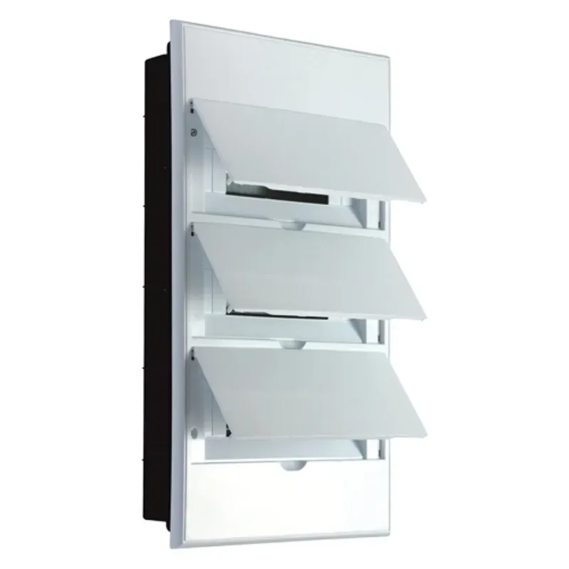 Бокс пластиковый щрв-п-36 ip41 белый, белая дверца REXANT KR-11-0237