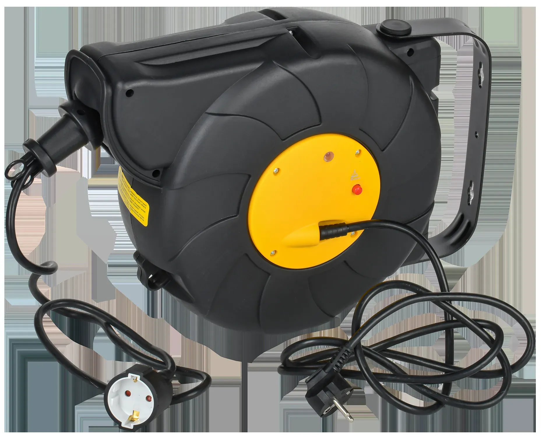 TWIST Катушка УК15 1мест. 2P+PE/15м+2м 3х1,5мм2 автосм. IEK IEK TW-KP27-16-01-15-02