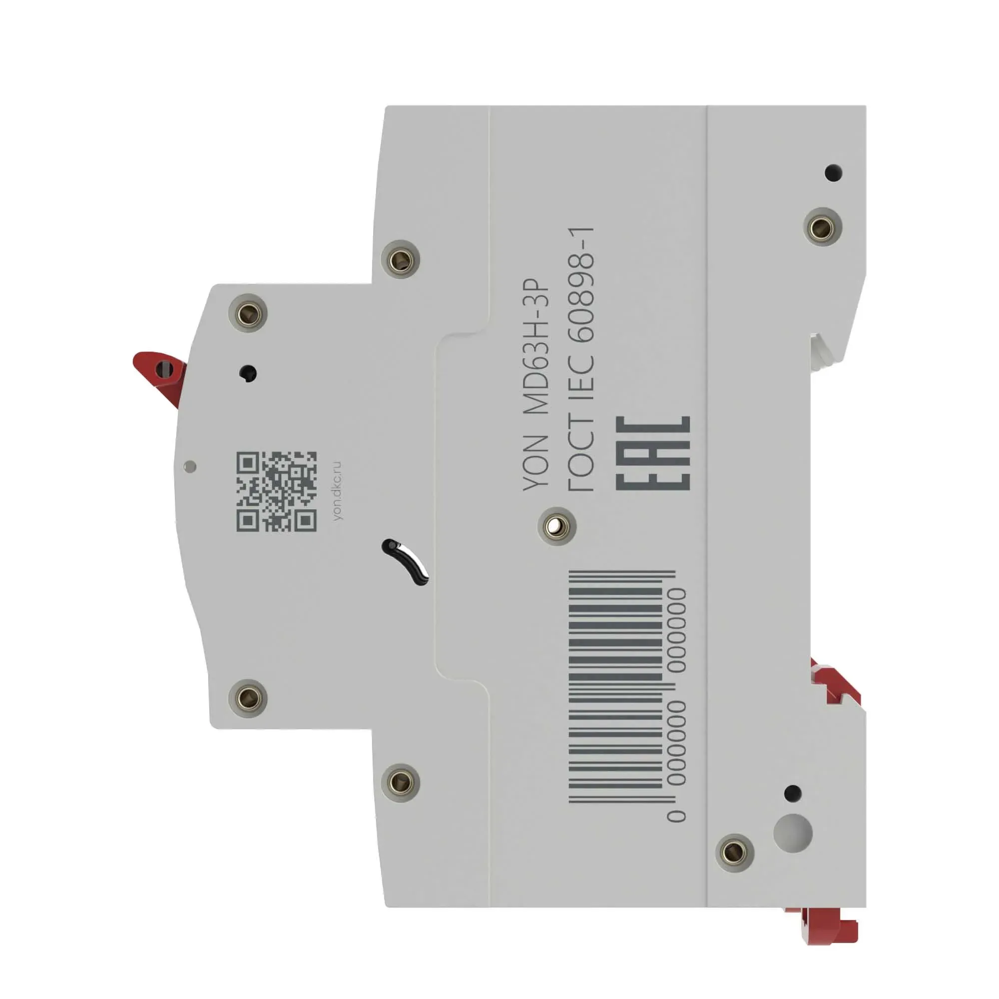 Выключатель автоматический трехполюсный 1А D MD63H-3PD1 10кА
