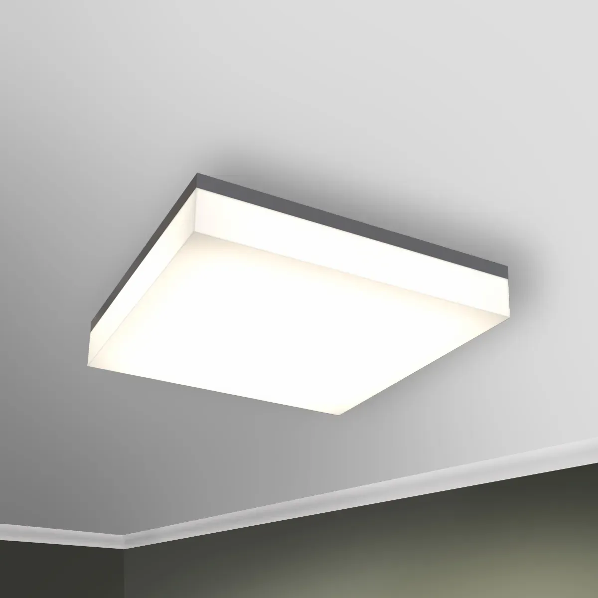 Светильник светодиодный RVE-LBX-LUMO-BOX-400-N (Квадрат 400х400х130мм 25Вт Накладной 4000К Белый) светильник RVElektro RVE00002324