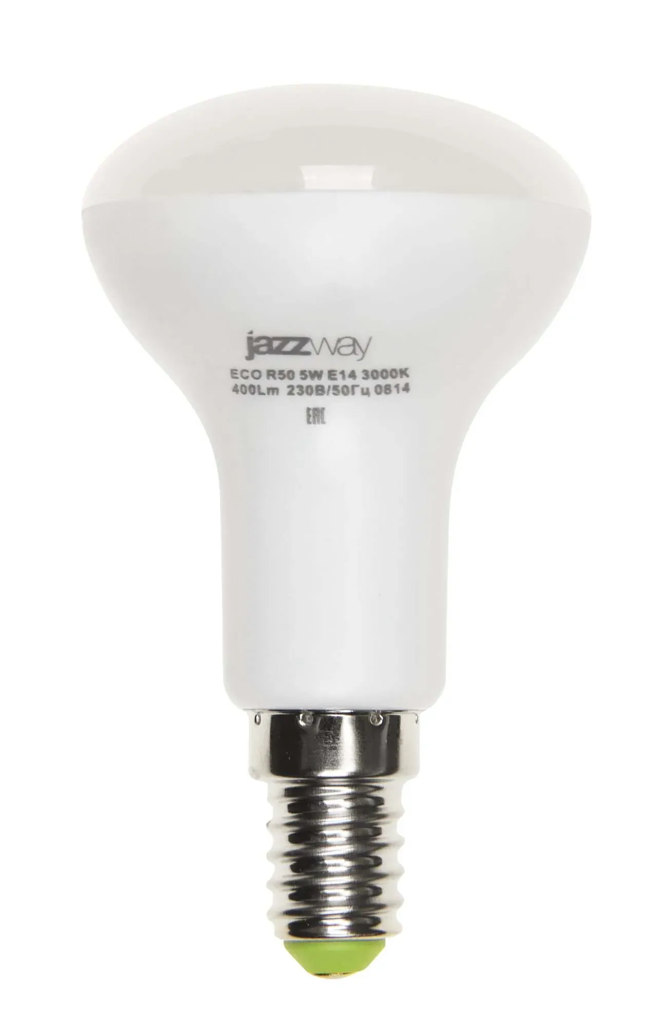 Лампа светодиодная рефлекторная led 5вт r50 e14 400лм теплый 230v/50hz eco JAZZWAY 1037015A