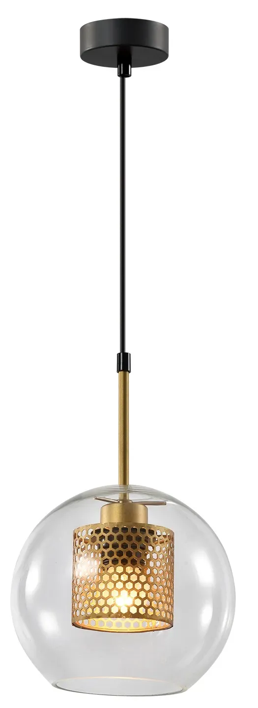 Светильник подвесной (подвес) Gertrude 4105-201 1 х Е27 40 Вт дизайн потолочный круглый Rivoli Б0057921