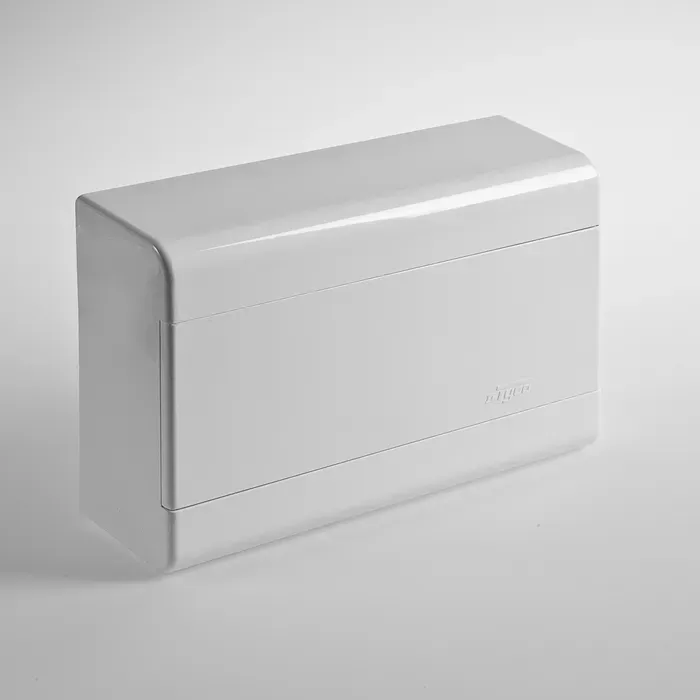 Тусо щиток открытой проводки на 9 модулей с дверью 222х160х93мм (непрозрачная дверца) RUVINIL 68029Б