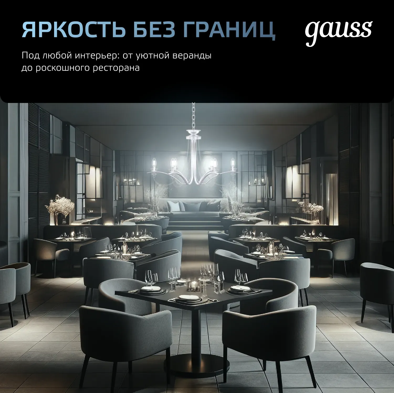 Лампа светодиодная филаментная LED 9 Вт 710 лм 4100К AC150-265В E14 шар P45 нейтральный Black Filament