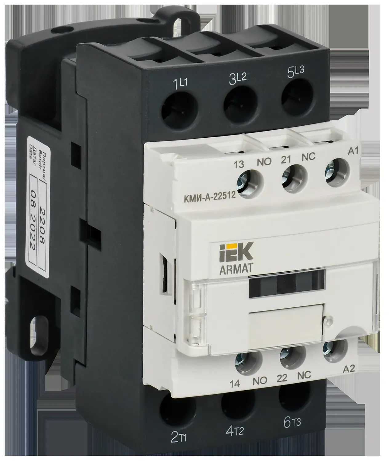 ARMAT Контактор КМИ-А-22512 LC1D 25А 400В/АС3 1НО/1НЗ IEK AR-ACC-21-025-400-11