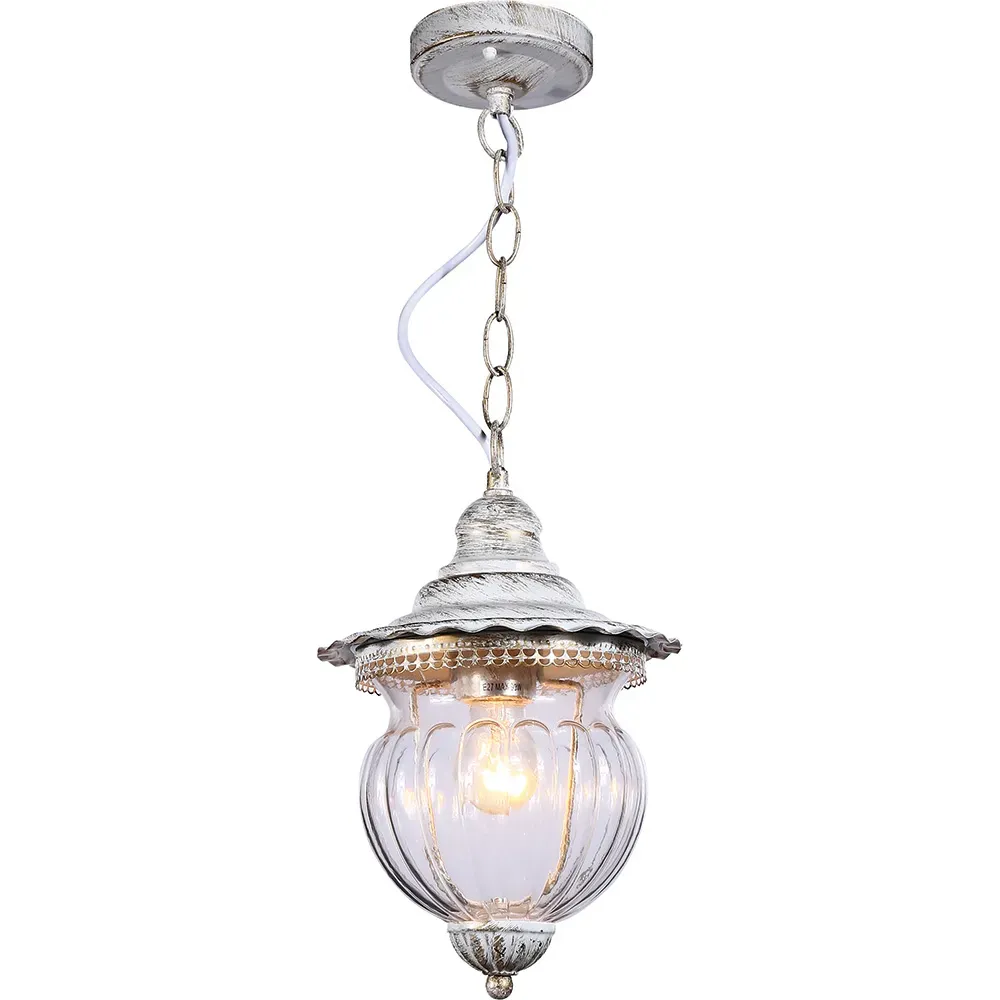 Светильник НСУ-60w цепь Е27 IP44 белое золото FERON 41169