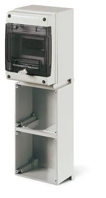 Корпус 6 модулей 2 поста с основанием 136х125мм DKC DIS5720311