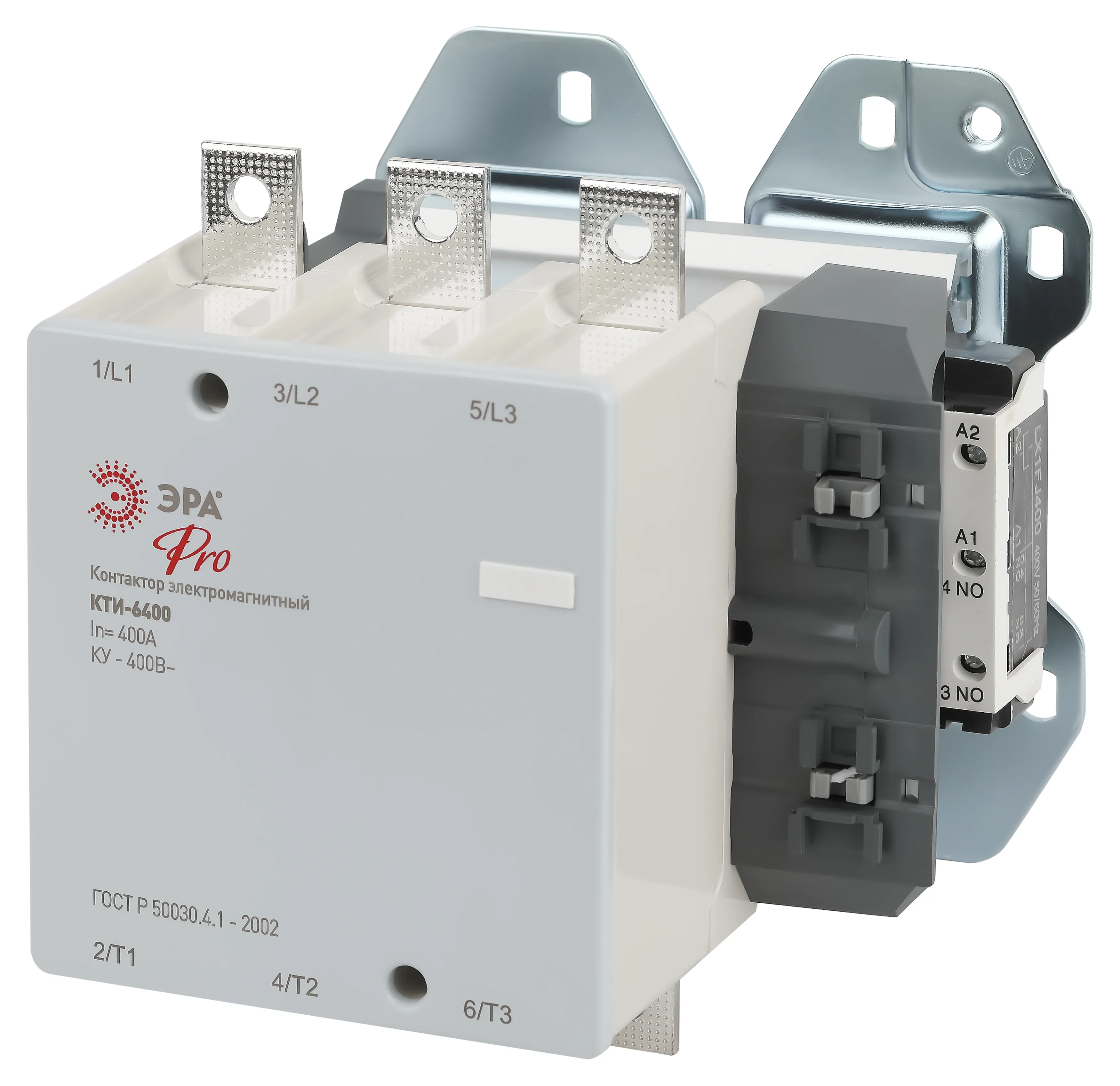 Контактор КТИ-6400 PRO KKT60-400-400-10-E 400А 400В/АС3 ЭРА Б0054933